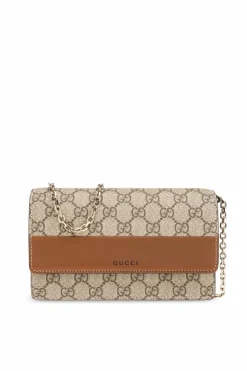 Gucci beige Chain wallet