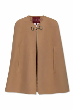 Gucci beige Coat with bit