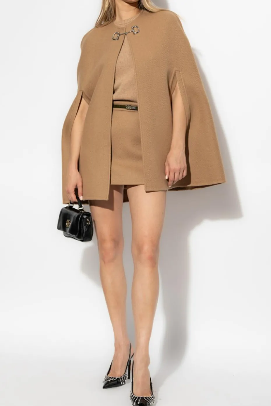 Gucci beige Coat with bit