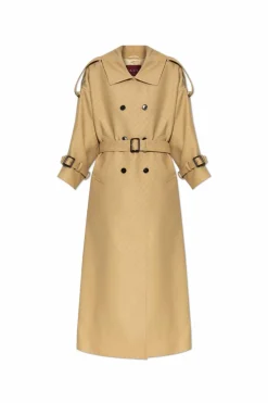 Gucci beige Coat with GG pattern