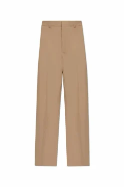 Gucci beige Creased trousers
