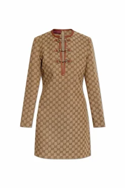 Gucci beige Dress with GG pattern