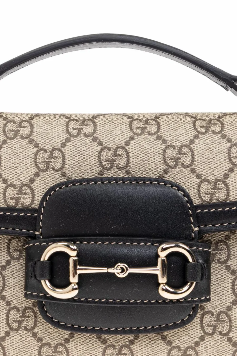 Gucci beige Handbag 'Horsebit 1955 Soft Small'