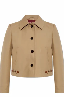 Gucci beige Jacket with appliquƩs