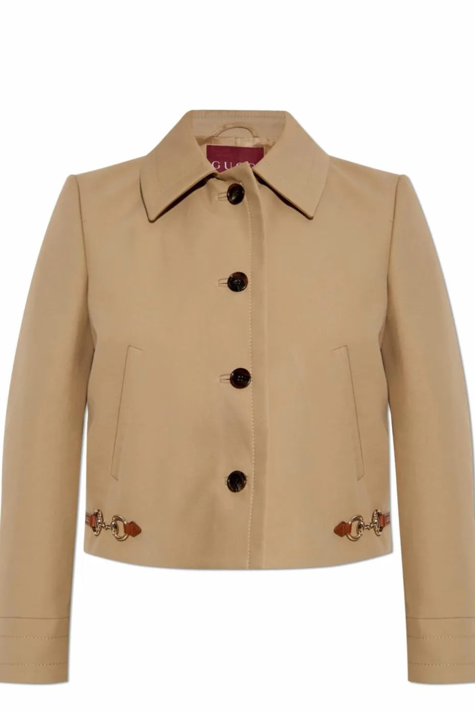Gucci beige Jacket with appliqués