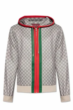 Gucci beige Jacket with monogram