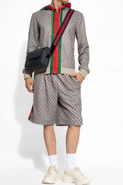 Gucci beige Jacket with monogram