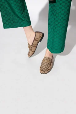 Gucci beige 'Jordaan' loafers