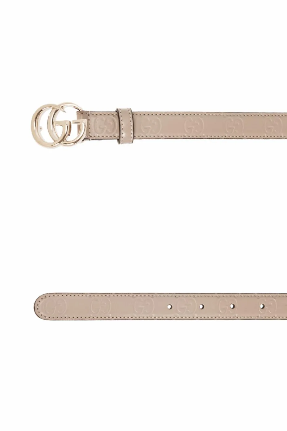 Gucci beige Leather belt
