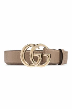 Gucci beige Leather belt