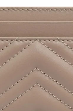Gucci beige Leather card case