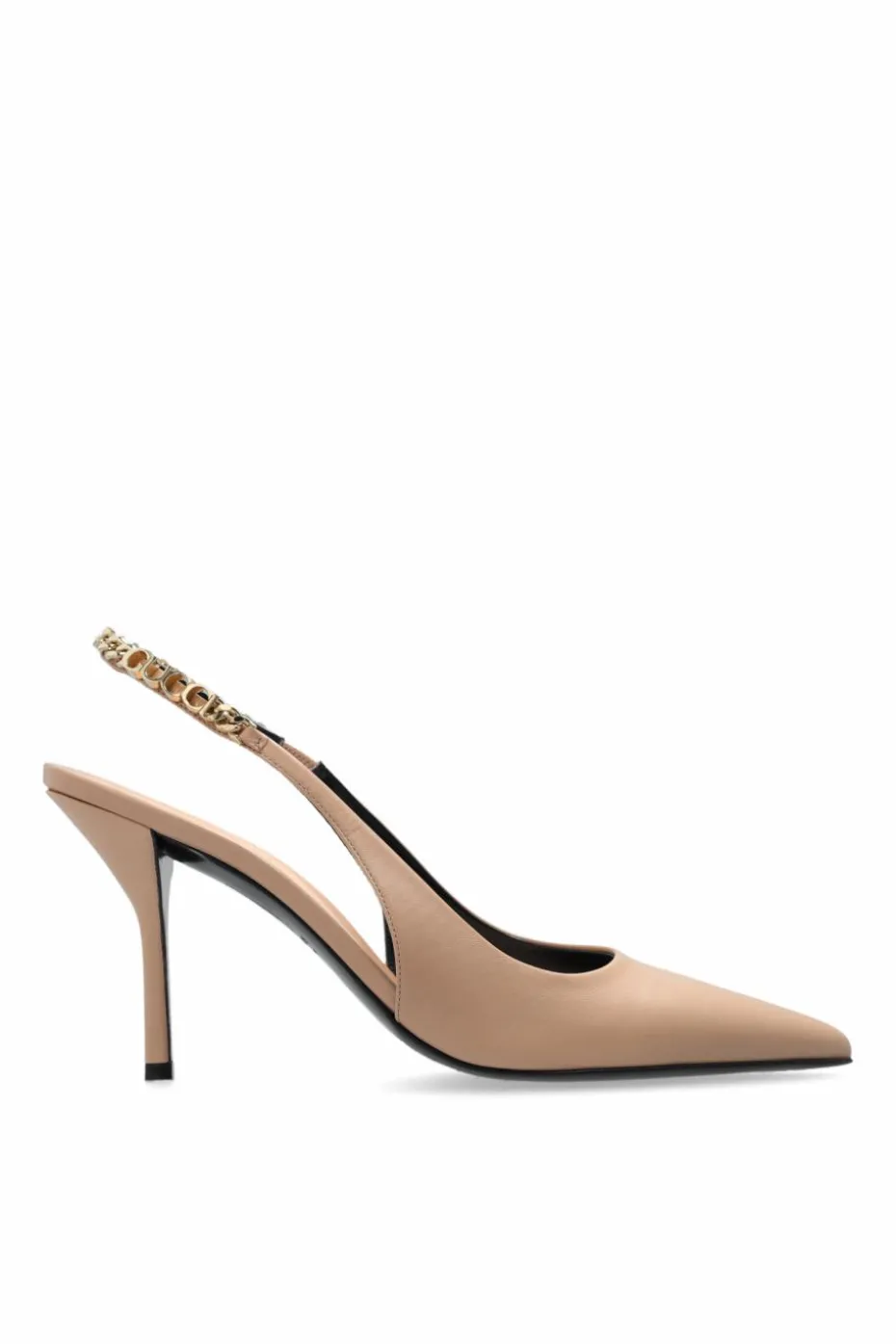 Gucci beige Leather heeled shoes 'Signoria'
