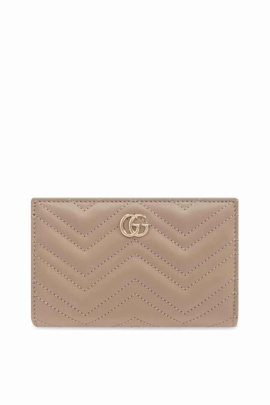 Gucci beige Leather wallet with logo