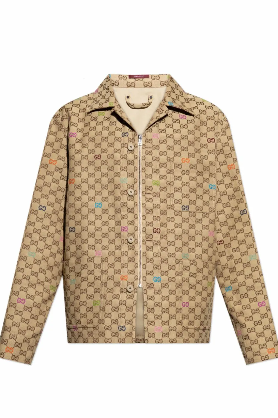 Gucci beige Monogram jacket