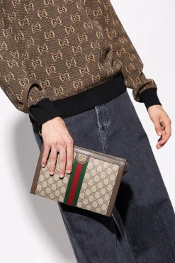 Gucci beige ‘Ophidia’ handbag