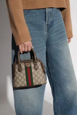 Gucci beige ‘Ophidia Mini’ shoulder bag