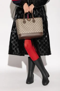 Gucci beige ‘Ophidia Mini’ shopper bag