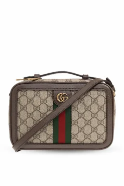 Gucci beige ‘Ophidia Small’ shoulder bag