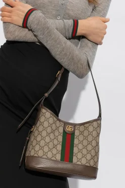 Gucci beige ‘Ophidia Small’ shoulder bag