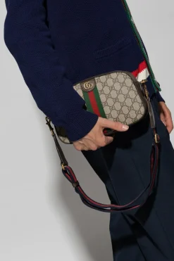 Gucci beige ‘Ophidia Small’ shoulder bag