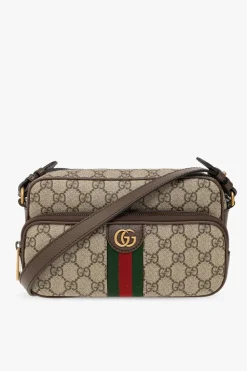 Gucci beige ‘Ophidia Small’ shoulder bag