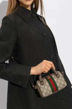 Gucci beige ‘Ophidia Super Mini’ shoulder bag