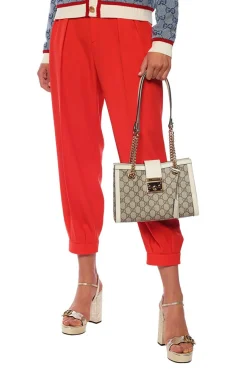 Gucci beige 'Padlock' shoulder bag