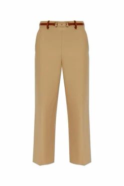 Gucci beige Pants with belt