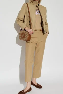 Gucci beige Pants with belt