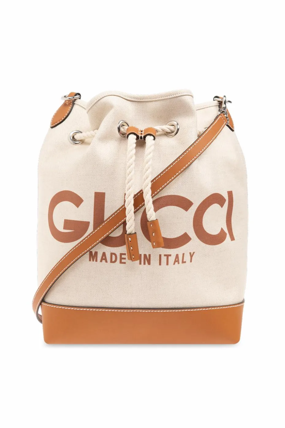 Gucci beige Reversible bucket shoulder bag