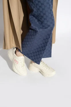 Gucci beige ‘Rhyton’ sneakers