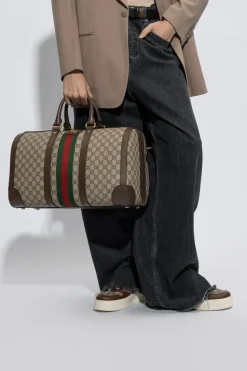 Gucci beige ‘Savoy Small’ duffel bag