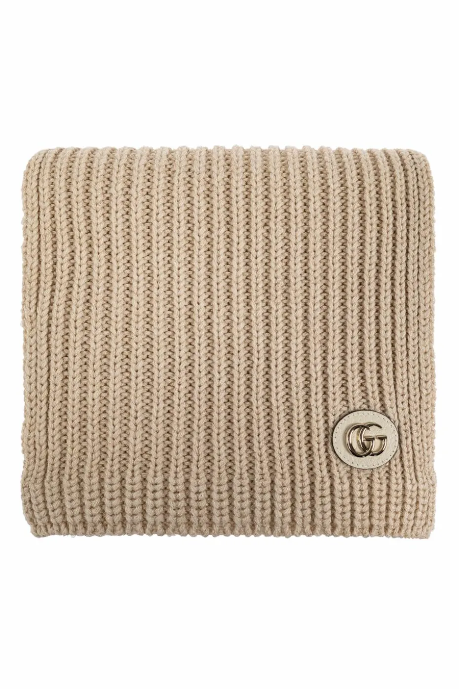 Gucci beige Scarf with lurex thread