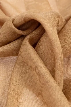 Gucci beige Scarf with monogram
