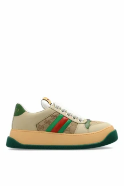 Gucci beige ‘Screener Trainer’ platform sneakers