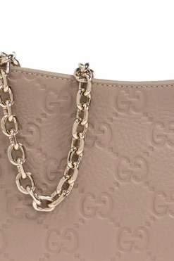 Gucci beige Shoulder bag ‘GG Emblem Super Mini’
