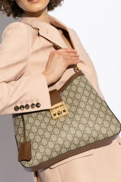 Gucci beige Shoulder bag Padlock Medium