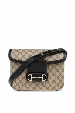 Gucci beige Shoulder bag Horsebit 1955 Soft Small