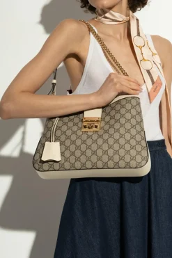 Gucci beige Shoulder bag Padlock Medium