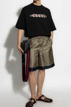 Gucci beige Silk shorts