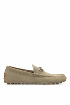 Gucci beige Suede Loafers Gucci