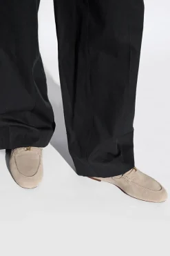 Gucci beige Suede loafers