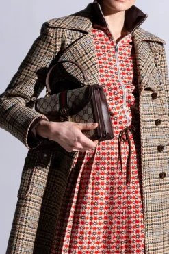 Gucci beige ‘Web’ shoulder bag