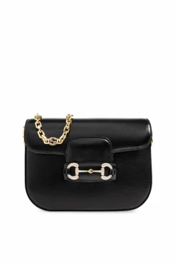Gucci BLACK ‘1955 Horsebit Mini’ shoulder bag