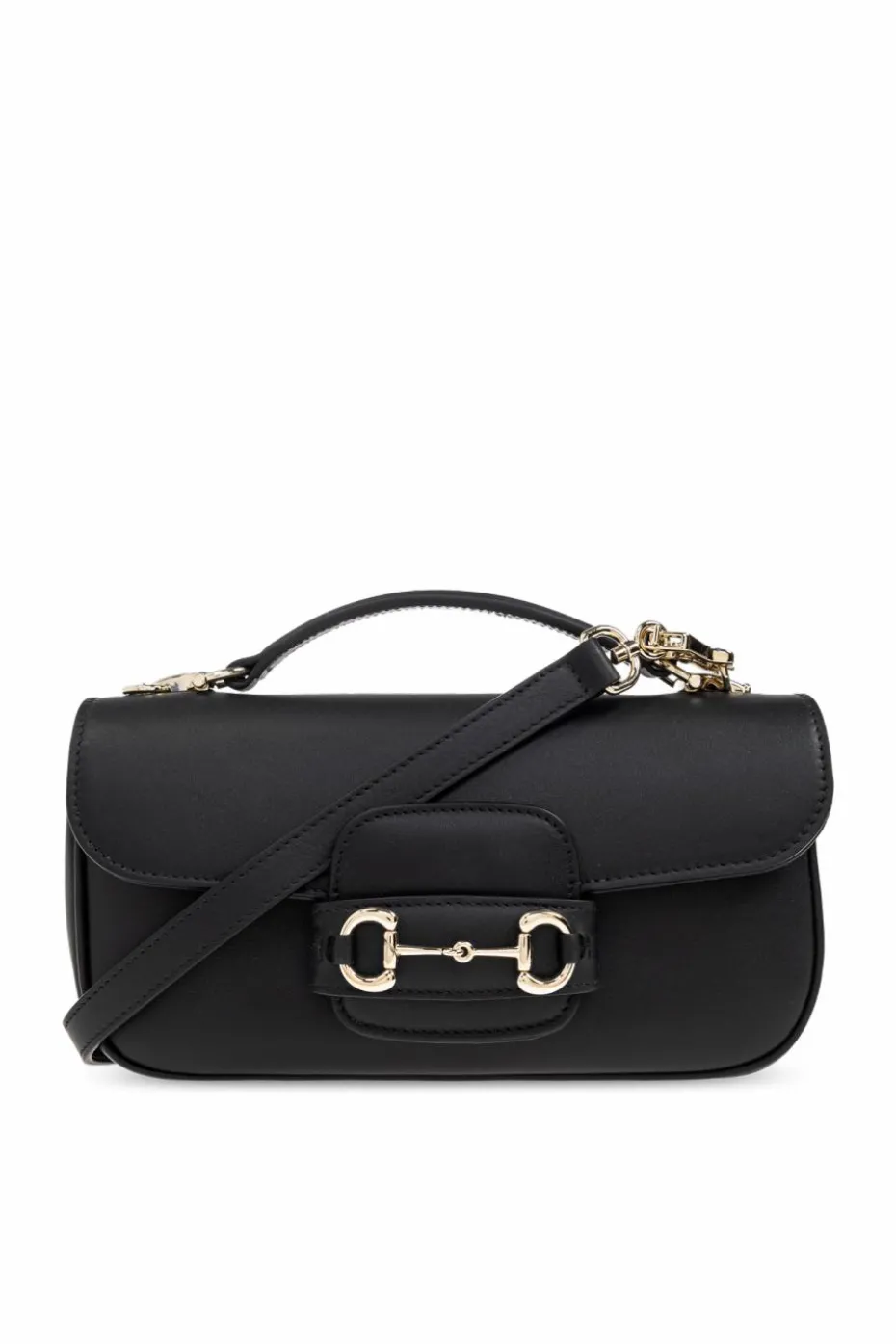 Gucci BLACK Bag Horsebit 1955 Soft Small