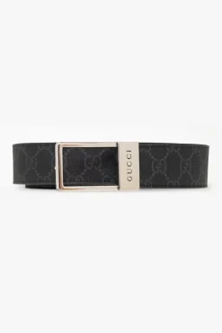 Gucci BLACK Belt with logo