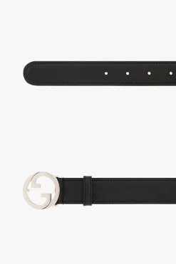Gucci BLACK Belt with logo