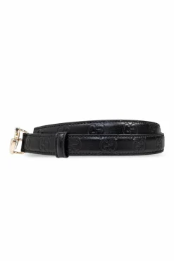 Gucci BLACK Belt with logo