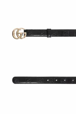 Gucci BLACK Belt with logo