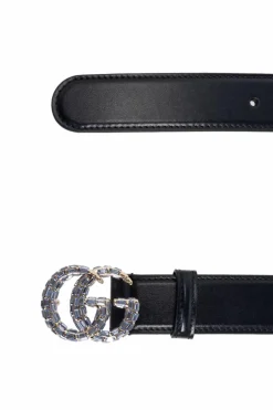 Gucci BLACK Belt with logo